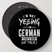 私はドイツ人だと叫んではいない 缶バッジ (正面&裏面)