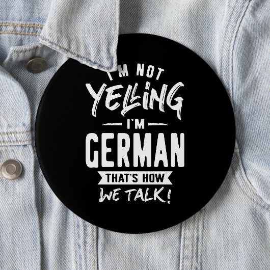 私はドイツ人だと叫んではいない 缶バッジ (インサイチュ)