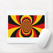 私はドイツ国旗の色のアートプリント マウスパッド (マウス)