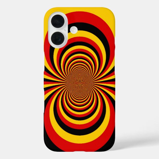 私はドイツ国旗の色のアートプリント Case-Mate iPhoneケース (裏面)