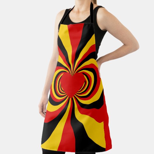 私はドイツ料理料理大好き エプロン (インサイチュ)