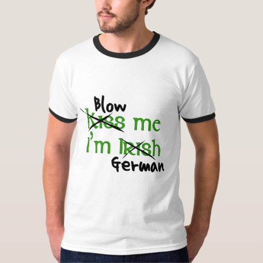 私はドイツ語です Tシャツ (正面)