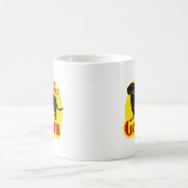 私はドイツ語少しを知っています コーヒーマグカップ (中央)