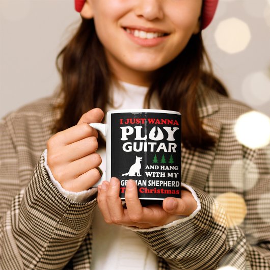 私はドイツ遊のシェフドとギターを欲しい コーヒーマグカップ