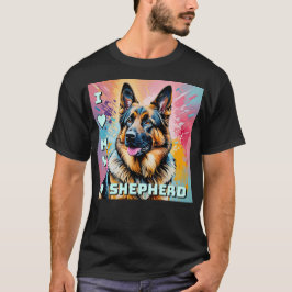 私はドイツ・シェパードが大好き Tシャツ