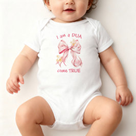 私はドゥア・カム・トゥルーTシャツ ベビーボディスーツ