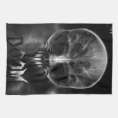 私はドゥームフラクタルスカル キッチンタオル (横)