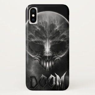私はドゥームフラクタルスカル iPhone X ケース