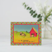 私はドゴネに会えて嬉しい ポストカード (スタンド正面)