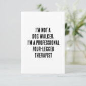 私はドッグウォーカーではなくプロフェッショナル4だ サンキューカード (スタンド正面)