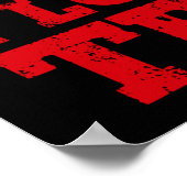 私はドナルド社長をトランプするのが大好き ポスター (角)