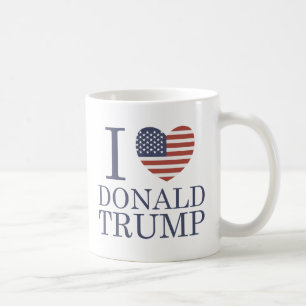 私はドナルド・トランプが大好き コーヒーマグカップ