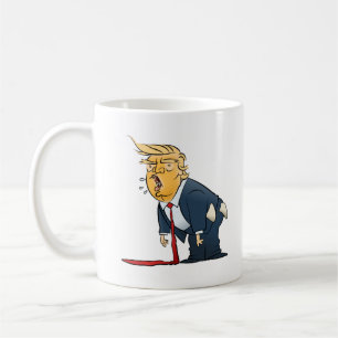 私はドナルド·トランプ·マンガよりも多くの所得税を支払った コーヒーマグカップ