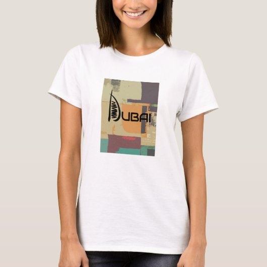 私はドバイが大好き Tシャツ (正面)