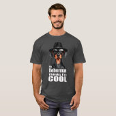 私はドバーマンクールだ Tシャツ (正面フル)