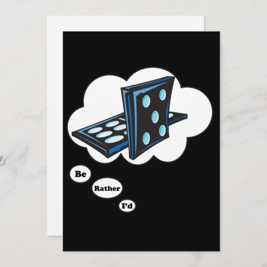 私はドミノス2になりた遊いのですが。 招待状 (正面/裏面)