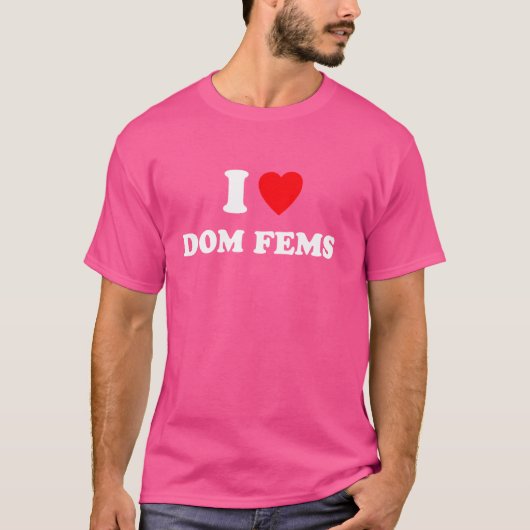 私はドムフムスのアパレおもしろいルが大好き Tシャツ (正面)