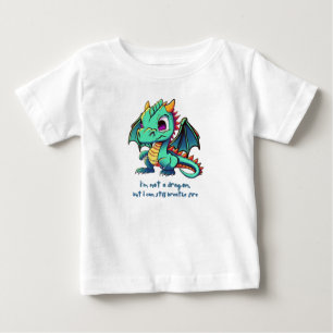 私はドラゴンではない ベビーTシャツ