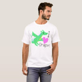 私はドラゴンのTシャツI愛ドラゴンのワイシャツを愛します Tシャツ (正面フル)