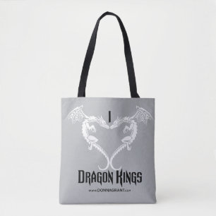 私はドラゴン王のトートを愛します トートバッグ