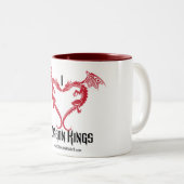 私はドラゴン王を愛しますMug ツートーンマグカップ (正面右)