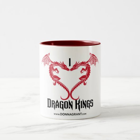 私はドラゴン王を愛しますMug ツートーンマグカップ (中央)