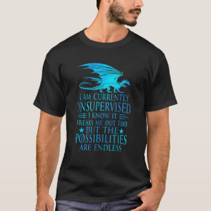 私はドラゴンSaを知っている私は現在監督おもしろいされていない Tシャツ