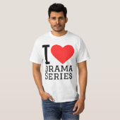 私はドラマが大好きだ Tシャツ (正面フル)