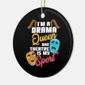 私はドラマの女王だ セラミックオーナメント (左)