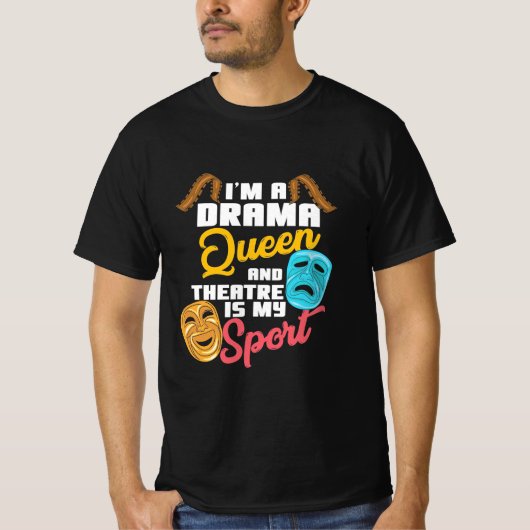 私はドラマの女王だ Tシャツ (正面)