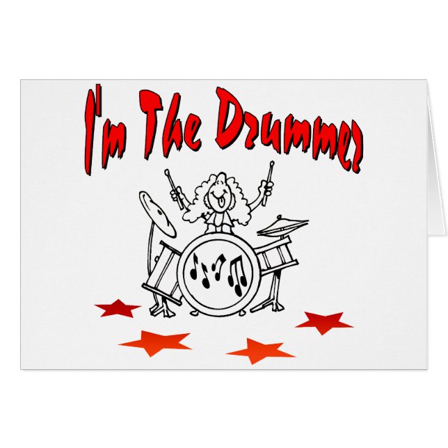 私はドラマーです (正面横)