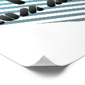 私はドラムとベースが大好き ポスター (角)