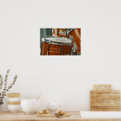 私はドラムの音楽パーカ遊ッションになりたい ポスター (キッチン)