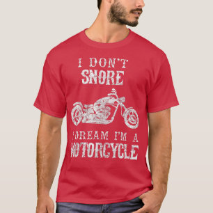 私はドリームイムオートバイバイクもしくは自転車に乗る人パパギ Tシャツ
