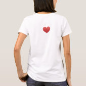 私はドレークを愛します Tシャツ (裏面)