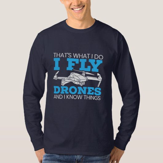 私はドローンを操縦する Tシャツ (正面)