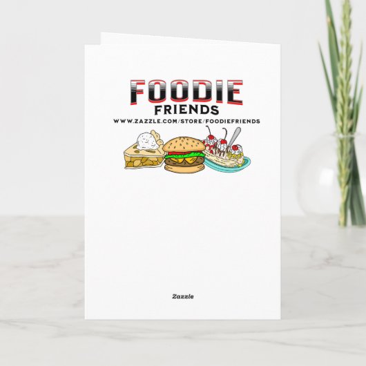 私はドーナツ以上にあなたを愛している |かわいい誕生日 カード (裏面)