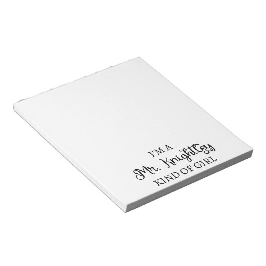 私はナイトリーの私のような女の子だ ノートパッド (アングル)