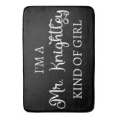 私はナイトリーの私のような女の子だ バスマット (正面縦)