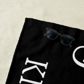 私はナイトリーの私のような女の子だ ビーチタオル (インサイチュ)