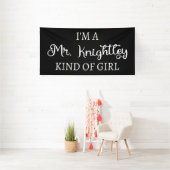 私はナイトリーの私のような女の子だ 横断幕 (インサイチュ)