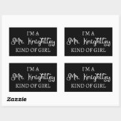 私はナイトリーの私のような女の子だ 長方形シール (シート)