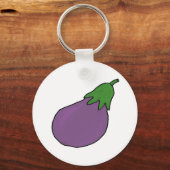 私はナスだ キーホルダー (正面)