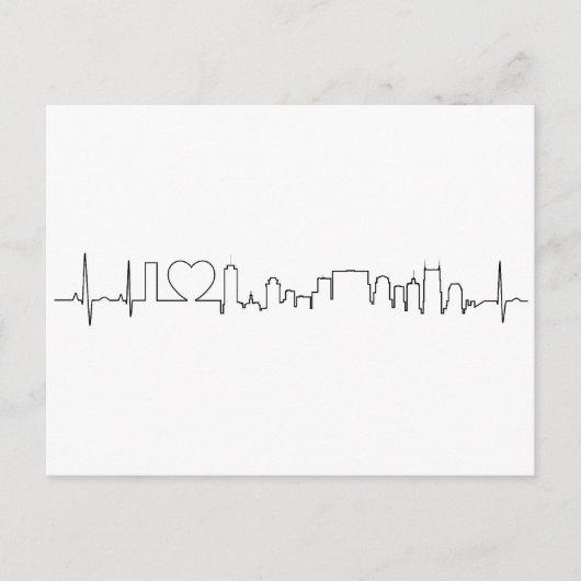 私はナッシュビルが並外れたスタイルで大好き ポストカード (正面)