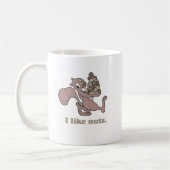 私はナットを好みます コーヒーマグカップ (左)