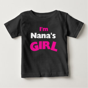 私はナナの女の子 ベビーTシャツ