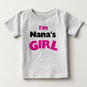私はナナの女の子 ベビーTシャツ