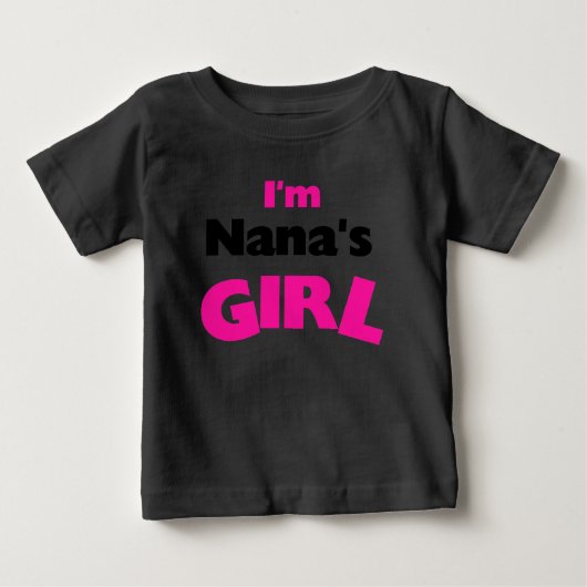 私はナナの女の子 ベビーTシャツ (正面)