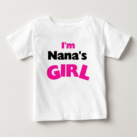 私はナナの女の子 ベビーTシャツ (正面)