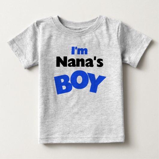 私はナナの少年 ベビーTシャツ (正面)